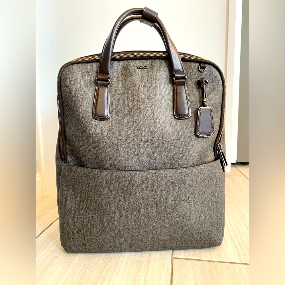 Tumi canvas laptop bag for women